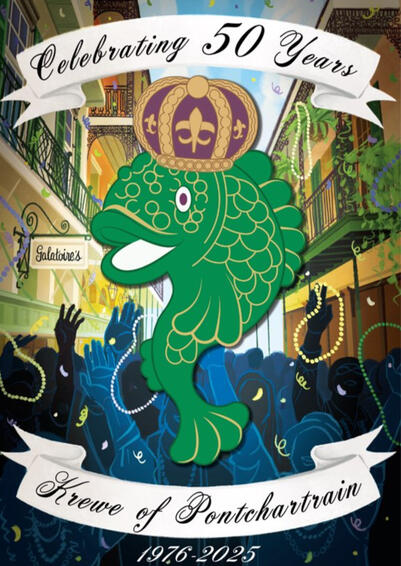Krewe of Pontchartrain Anniversary Banner